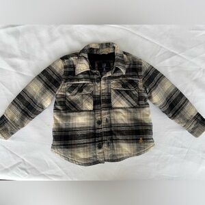 GAP Baby & Toddler Organic Cotton Flannel Shirt Jacket size 2 years